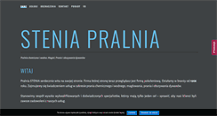 Desktop Screenshot of pralnia.waw.pl