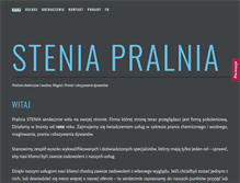 Tablet Screenshot of pralnia.waw.pl